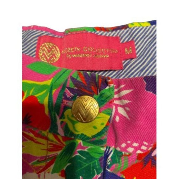 Macbeth Collection Pink Floral Shorts Size Medium - Picture 3 of 3